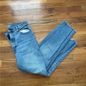 Abercrombie 90s straight ultra high rise jeans